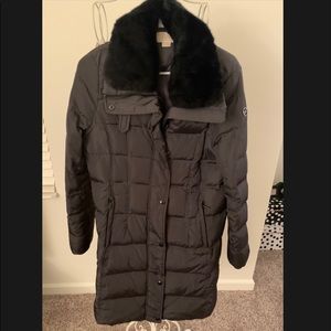 Michael Kors Grey Puffer Coat